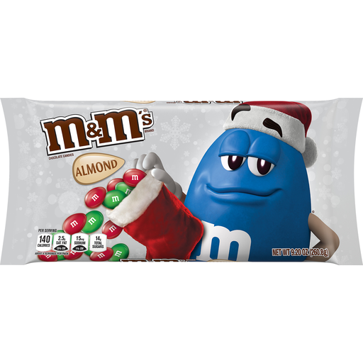 M&M's Pretzel Christmas 9.9 oz. Bag - 3 / Box - Candy Favorites