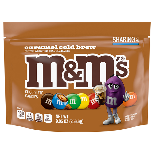 M&M's Caramel Cold Brew Chocolate Candies Sharing Size 9.05 oz