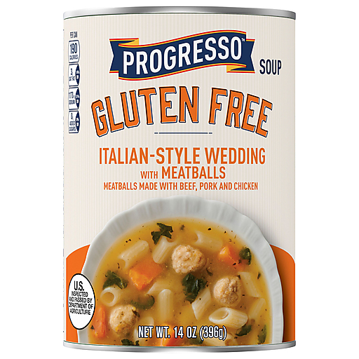 Progresso Gluten Free Italian Style Wedding With Meatballs Soup 14 oz
