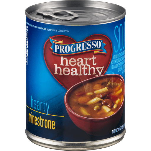 Progresso Soup, Reduced Sodium, Hearty Minestrone 19 oz | Vegetable ...