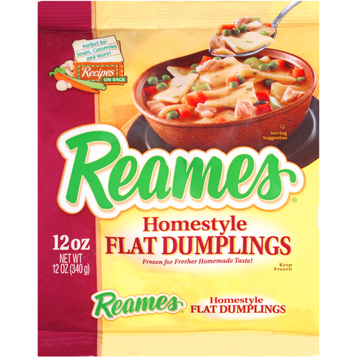 Reames® Homestyle Flat Dumplings 12 oz. Bag