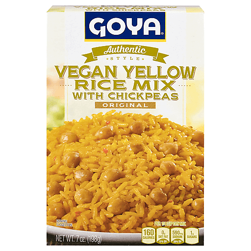 Goya Vegan Yellow Rice Mix with Chick Peas
