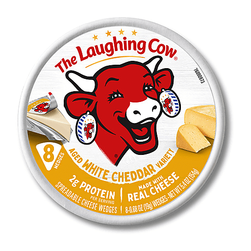 The Laughing Cow Creamy Aged White Cheddar Spreadable Cheese