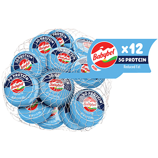 Mini Babybel Light Snack Cheese, 12 Count
