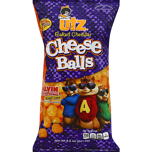 Utz Baked Cheddar Cheese Balls, Cheese & Puffed Snacks