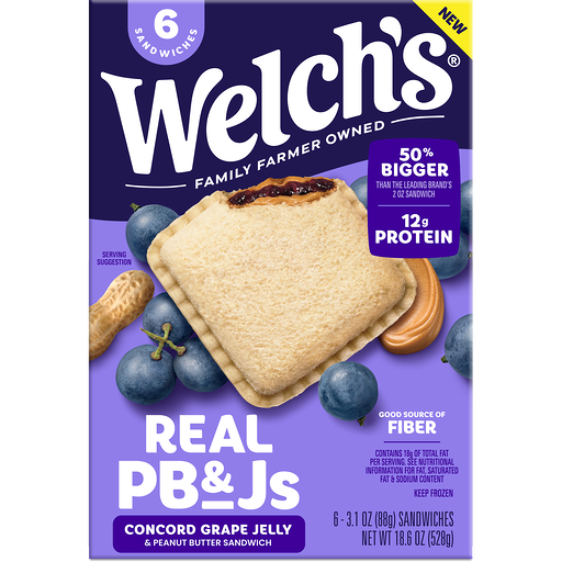 Welch's Concord Grape Frozen PB&J