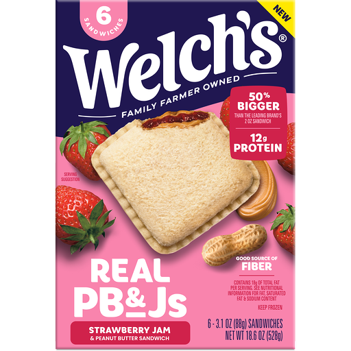 Welch's Strawberry Frozen PB&J
