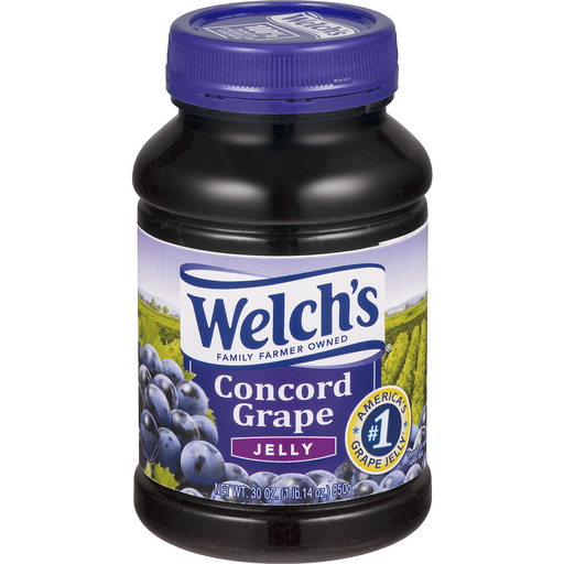 Welch's Concord Grape Jelly, 30 Oz Jar | Jams & Preserves