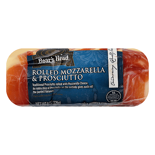 Boar's Head Rolled Mozzarella Cheese & Prosciutto 8 Oz | Casey's Foods