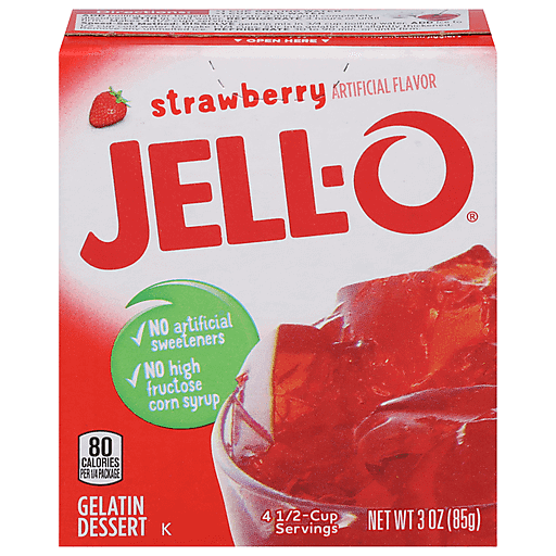 Jell-O Original Strawberry Artificially Flavored Ready-to-Eat