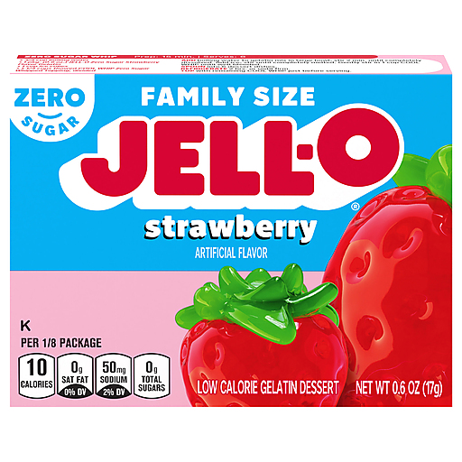 Jell-O Sugar Free Strawberry Gelatin