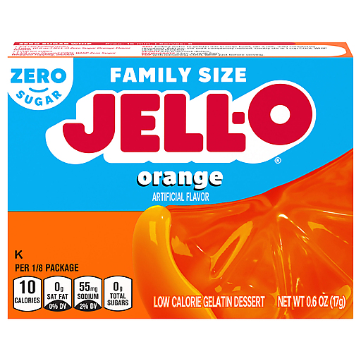 Jell-O S/F Orange Gelatin