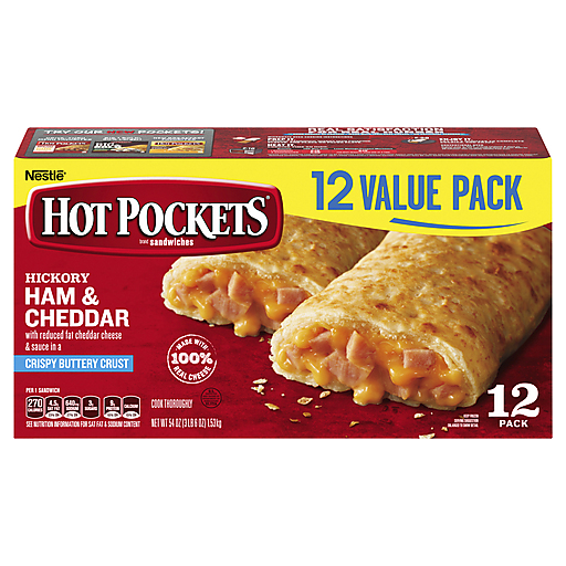 Hot Pockets Ham & Cheese, 9 oz, 8 ct - Span Elite