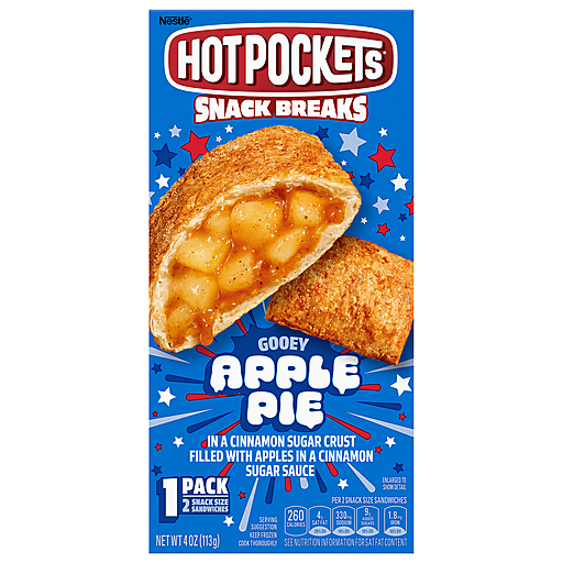 Hot Pockets Gooey Apple Pie Snack Breaks 4 oz