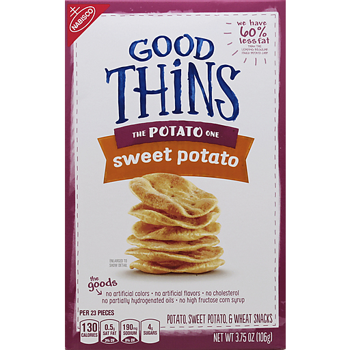 Good Thins Potato, Sweet Potato & Wheat Snacks 3.75 Oz