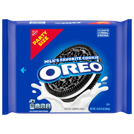 Oreo Chocolate Sandwich Cookies Party Size 24.16 oz