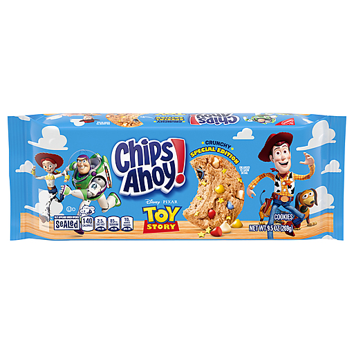 CHIPS AHOY! with Disney and Pixar's Toy Story Crunchy Candy Blasts Fudgy Chocolate Chip Cookies, Special Edition, 9.5 oz