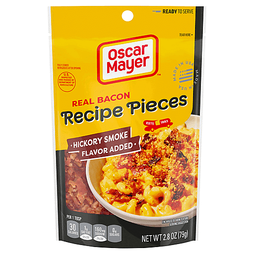 Oscar Mayer Natural Selects Ready to Serve Real Uncured Bacon Bits, 2.8 oz  Bag, 0.5-1 cup