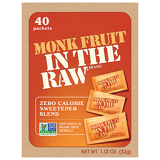 In The Raw Monk Fruit Sweetener - 40 Ct