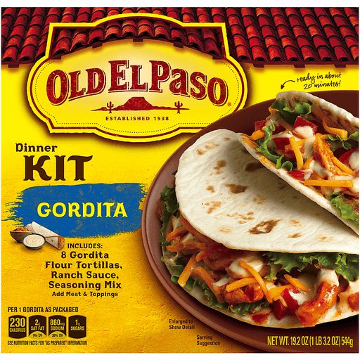 Old El Paso Dinner Kit, Gordita | Hispanic | Sendik's Food Market