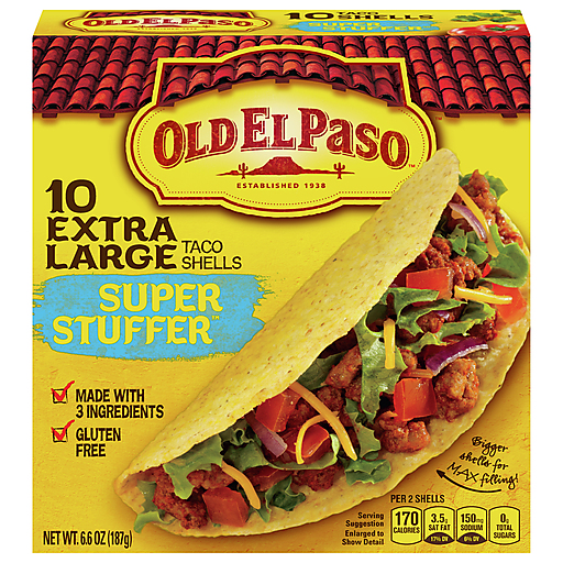 Old El Paso Super Taco Shells - 10 Ct