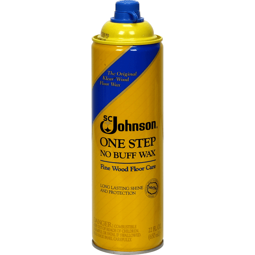 SC Johnson One Step No 2024 Buff Wood Floor Wax