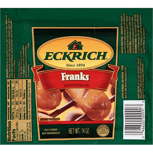 Eckrich Franks | Hot Dogs | Kirby Foods