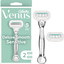 Gillette Venus Deluxe Smooth Sensitive Women's Razor Handle + 2 Blade Refills 1 Set