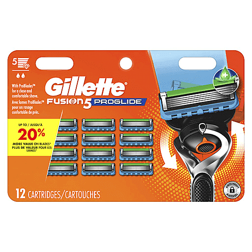 Gillette Gillette Fusion5 Pro Glide Razor Blades For Men, 12 Blade Refills 12 ea