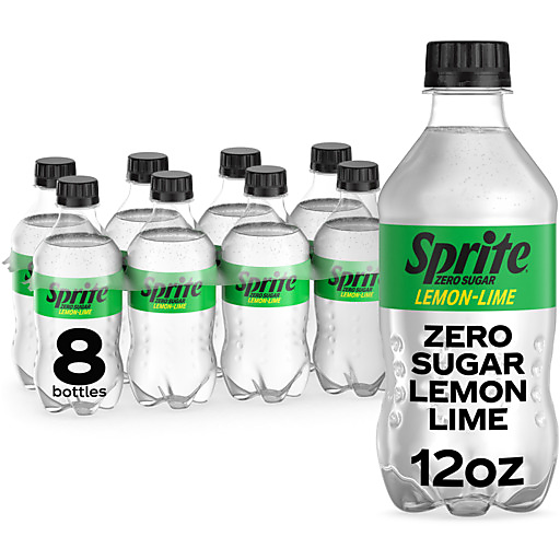 Sprite Zero Sugar Lemon Lime Soda Bottles 8 ct