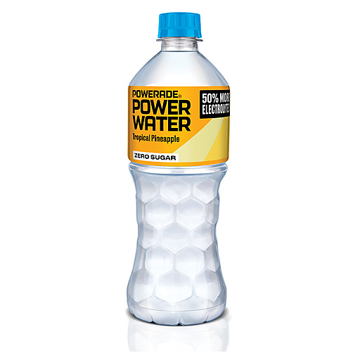 Powerade Zero Sugar Tropical Pineapple Enhanced Water Bottle 20 fl oz