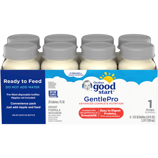 Gerber start gentle 3 shops oz bottles