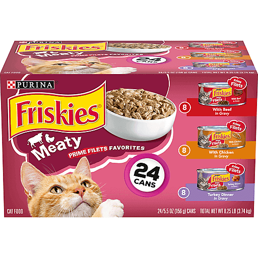 Purina Friskies Gravy Wet Cat Food Variety Pack Prime Filets