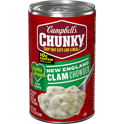 Campbell's Chunky Healthy Request New England Clam Chowder