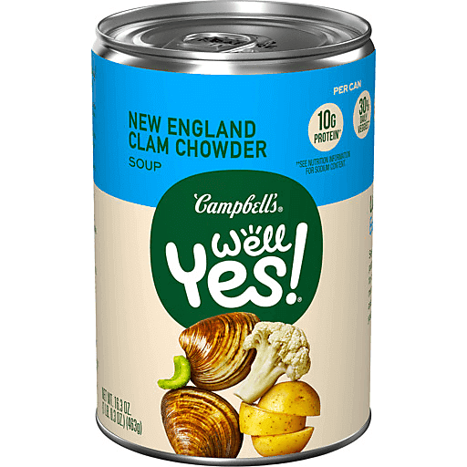 Legout 3750064463 New England Clam Chowder Condensed Canned Soup 51 oz