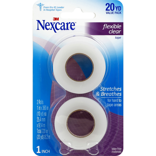 Nexcare Transpore Clear First Aid Tape