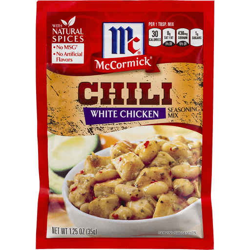 McCormick® White Chicken Chili Seasoning Mix, 1.25 oz - City Market
