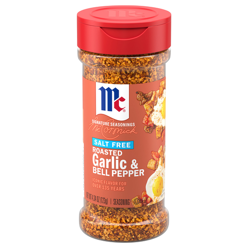 Mc Cormick Salt Free Roasted Garlic And Bell Pepper Seasoning 4.34 oz