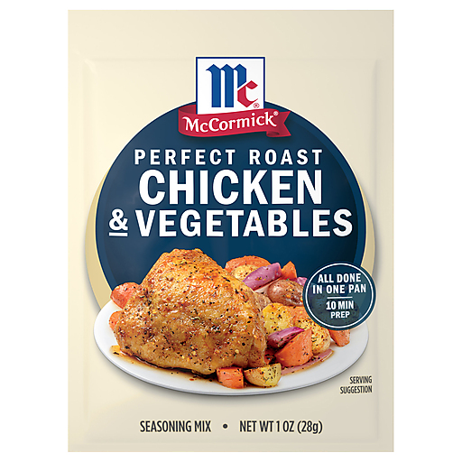 McCormick Perfect Roast Chicken & Vegetables Seasoning Mix, 1.0 oz