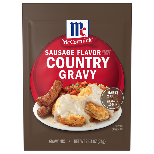 McCormick Sausage Flavor Country Gravy Seasoning Mix, 2.64 oz