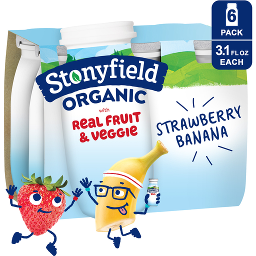 Stonyfield Yokids Smoothie, Strawberry Banana