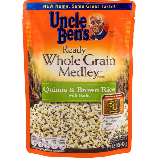 Uncle Bens Ready Whole Grain Medley Pouch, Quinoa & Brown Rice With ...