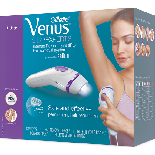 Gillette Venus Silk expert IPL Intense Pulsed Light BD 3001