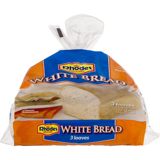 Rhodes Bake N Serv White Bread Frozen Dough 3 Ea Buns And Rolls Sendik S Food Market