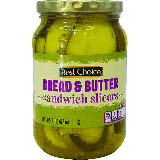 ブレッド&バター Bread & Butter『BEST SELLECTION』 Best Choice Bread & Butter Sandwich Slices 16 Oz | Pickles