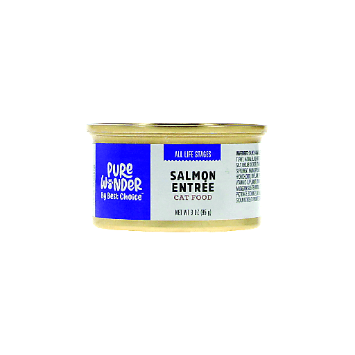 Pure Wonder By Best Choice Salmon Entree Cat Food 3 oz
