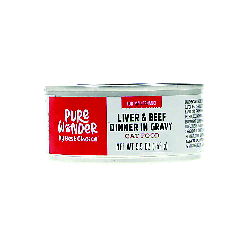 Pure Wonder By Best Choice Beef N Liver Cat Food 5.5 oz