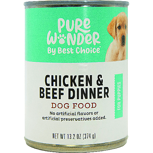 Pure Wonder By Best Choice Puppy Chicken N Beef Can Dog Food 13.2 oz