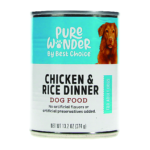 Pure Wonder By Best Choice Chicken N Rice Dog Food 13.2 oz