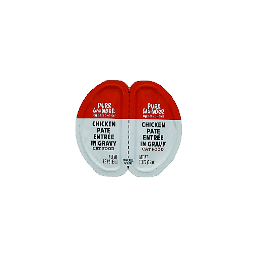 Pure Wonder By Best Choice Chicken Pate Cat Food Split Cup 2.6 oz